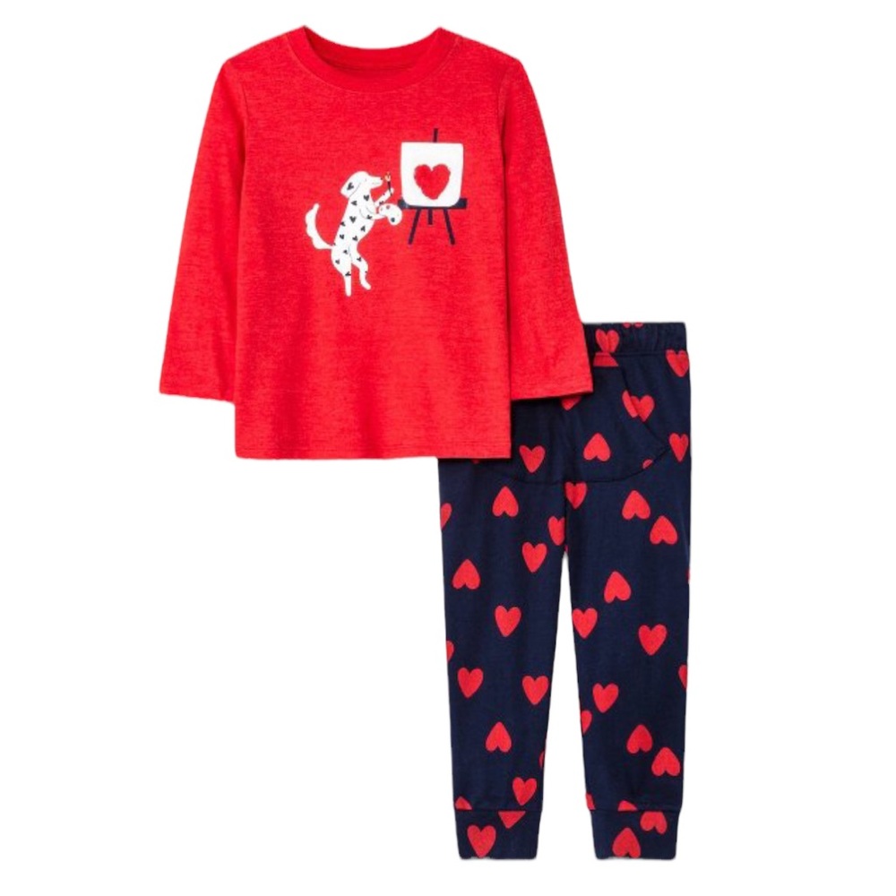 Cat & Jack | Toddler Boys' Painting Pup Graphic T-Shirt & Jogger Set | size 18M
